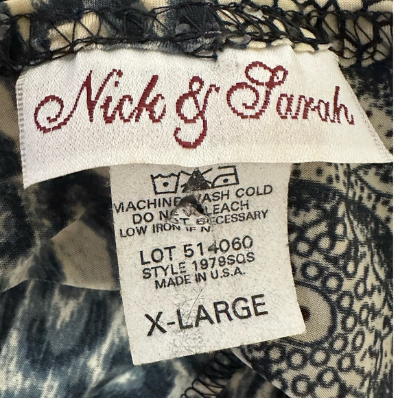 Nick & Sarah cream gray animal print sleeveless sheath dress size XL - Picture 3 of 11